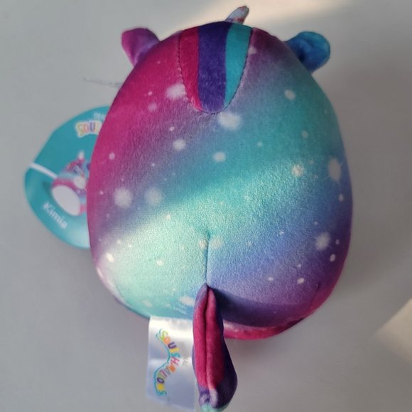 KIMIA Squishmallow - The Galaxy Unicorn with Glasses, 5" very round, NWT - Picture 6 of 6